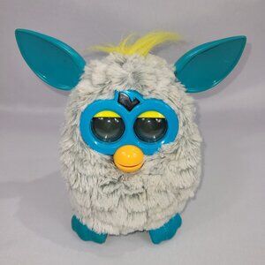 Furby 2012 Rain Cloud Blue & Grey Electronic Toy Interactive Pet